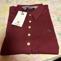 BURBERRY LONDON ポロシャツ ボルドー L長袖のサムネイル