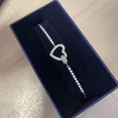 Swarovski ハートモチーフ ブレスレット