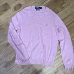 Polo by Ralph Lauren ピンク Vネック セーター M