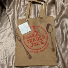 TRADER JOE'S トレーダージョーズ 洗える紙製エコバッグ