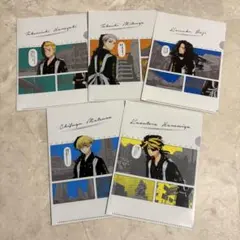 東京卍リベンジャーズ クリアファイル5枚セットセブンイレブン限定