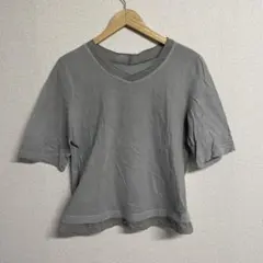 279　慈雨　40　レイヤード風チュニック　グレーのサムネイル