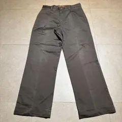 Eddie Bauer チノパン　パンツ　焦茶　ダークブラウン　2タック　32