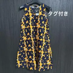 海外限定 タグ付き ユニクロ×マリメッコ ノースリーブワンピースのサムネイル