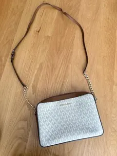 MICHAEL KORS ショルダーバッグ ホワイト/ブラウン