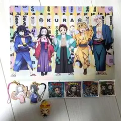 鬼滅の刃　クリアファイル　キーホルダー　ビックリマンシール