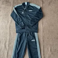 【未使用品】adidas ブラック ジャージ上下セット S 165