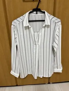 【INGNI】ストライプ柄 長袖シャツ Mサイズ