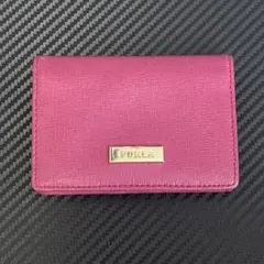 FURLA 名刺入れ カードケース　ピンク