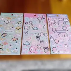 サンリオキャラクターズ　シナモロール　リトルツインスターズ　箔押しシールのサムネイル
