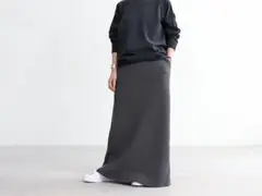 AMERICANA　アメリカーナ　 ヴィンテージリブ マキシ丈スカート　saro