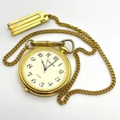 シチズン ジャンクション 懐中時計 関西国際空港 電池交換済み ゴールド