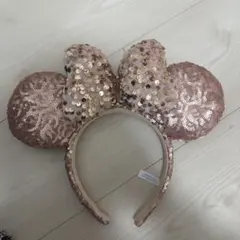 ミッキー耳風カチューシャ ローズゴールド