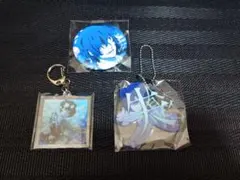 文豪ストレイドッグス 太宰治 モノクロ 缶バッジ 一文字 アクキー 対バン