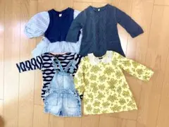 女の子キッズ　長袖トップスまとめ売り　5点　サイズ100