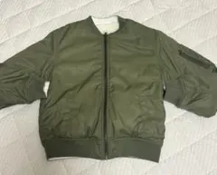 earth music & ecology ブルゾンカーキ ボア リバーシブル