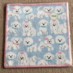 完売品　WEB限定カラー　ラブラリーフェイラー　モフモフワンチャン　ハンカチ