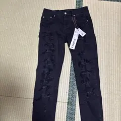 PURPLE BRAND スキニーデニム ブラック 30