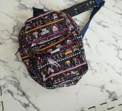 サーカスデザイン リュック 小型　ワンショルダー　カラフルキャンディスタイルのサムネイル