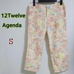 12TwelveAgenda│七分丈パンツ 花柄│トゥエルブアジェンダ│日本製
