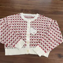アズノウアズ花柄ショート丈カーディガン Fサイズ未使用品