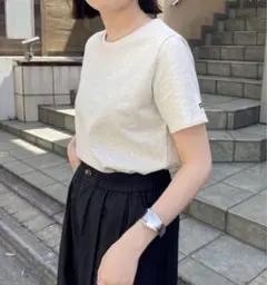 半袖 Tシャツ ライトグレー サイズ38のサムネイル