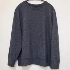 ソフトニットフリースクルーネックt ニット