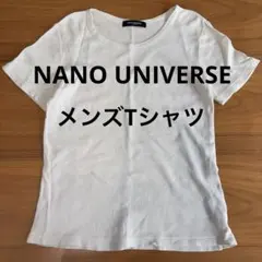 NANO UNIVERSE ナノユニバース　メンズ　Tシャツ　オフホワイト