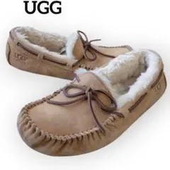 【UGG】アグ モカシン Dakota ダコタ ベージュ ムートン 24.0