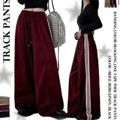 amood Jeans Market スウェットパンツ トラックパンツ 赤