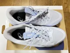 asics バスケットボールシューズ ホワイト/ライトブルー