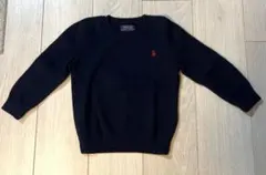 ポロ　ラルフローレン セーター　紺　３Ｔ　100サイズ