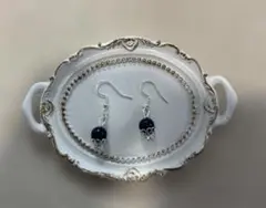 ☆ハンドメイドピアス☆ 天然石ラピスラズリ