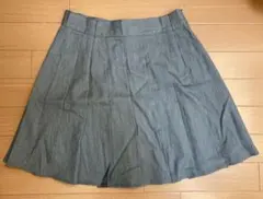 SHEIN グレー プリーツスカート XL