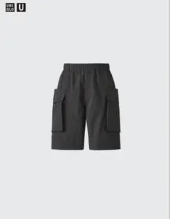 UNIQLO U パラシュートカーゴショーツ　ブラック　　　　　カワシマタカヒロ