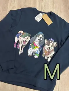 CORISCO コリスコ 犬 イヌ アニマル柄 トレーナー スウェット M
