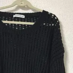 美品♦️ 【Bz】【WARAIJOGO(ワライジョーゴ)】メッシュネット編み編み