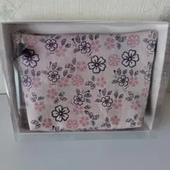 和風　花柄　ポーチ