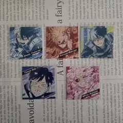 僕のヒーローアカデミア ヒロアカ 爆豪勝己 轟焦凍 スクエアステッカー 原画展