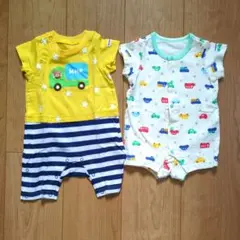 ミキハウス　ロンパース2点セット