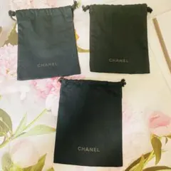 新品3枚✨無料匿名発送✨シャネル巾着袋ノベルティ小物入れ