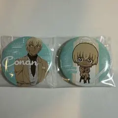 安室透 缶バッジ 2個セット