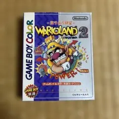 ワリオランド2 ゲームボーイカラー用ソフト　説明書なし　ヒゲシール付き