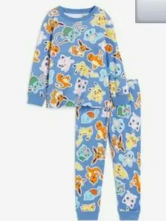 ☆ポケモン パジャマ ピカチュウ セットアップ 綿100% 上下☆