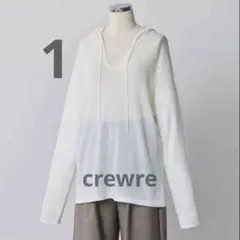 crewre キーネックシアーニットフーディ iron gray crewre キーネックシアーニットフーディ iron gray - メルカリ