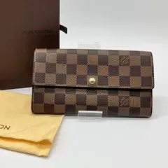 【正規品】ルイヴィトン ダミエ ポルトフォイユ サラ 長財布 カード10枚