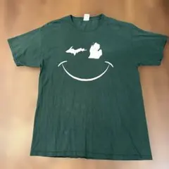 JERZEES ミシガン州 グラフィック Tシャツ グリーン L