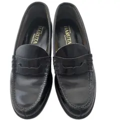 HARUTA ローファー　レザー　革靴　ブラック　24.5