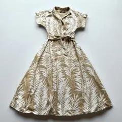 美品＊RALPH LAUREN ラップワンピース　カシュクール　ボタニカル　総柄