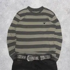 00s y2k archive border thermal l/s teeのサムネイル